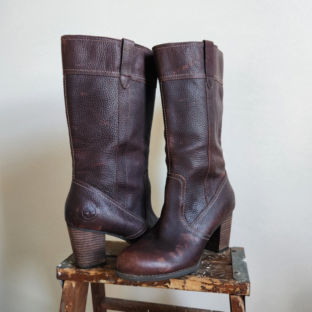 Timberland Rudston Mid-Calf Pull-On Boots Size 9 - Picture 4 of 9